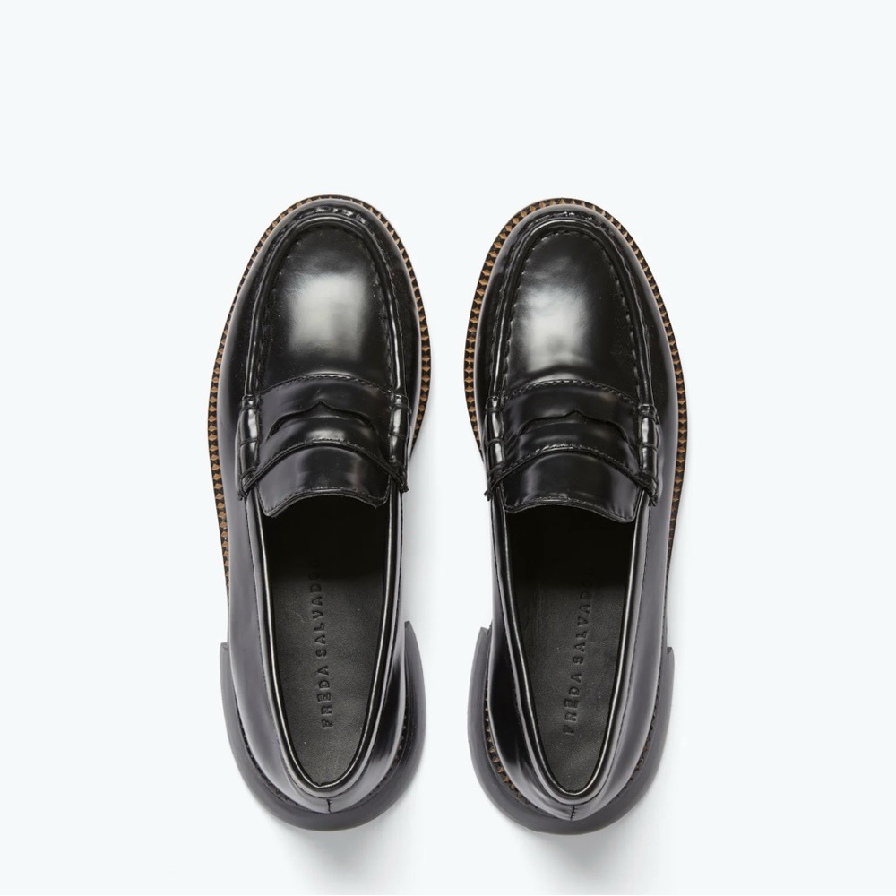 Freda Salvador Black Loafers